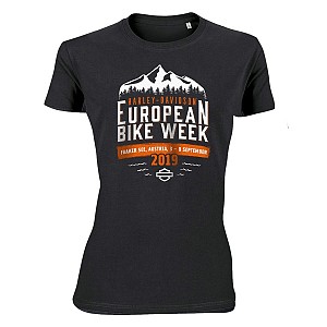 European Bike Week 2019 T-shirt avec logo pour femme