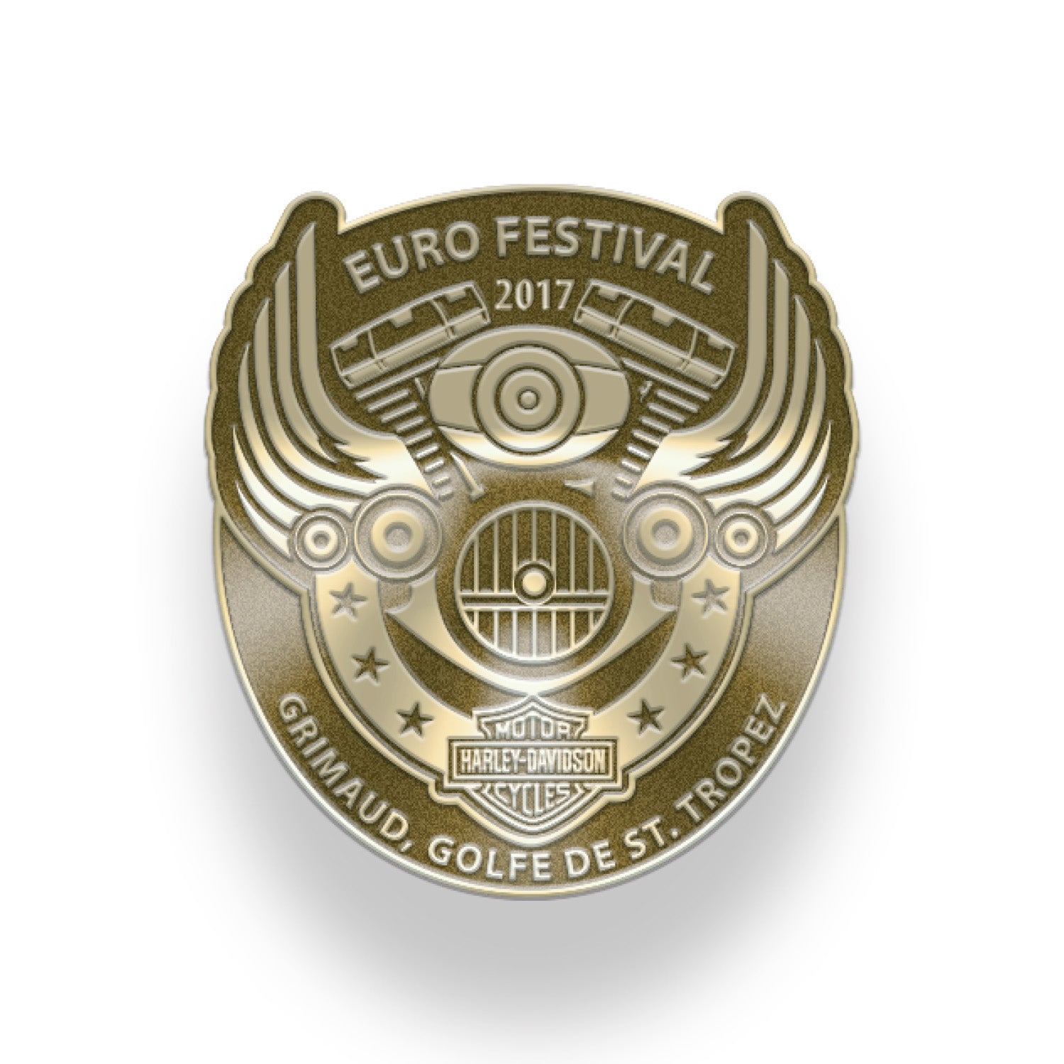 Euro Festival Wings Pin Badge 2017