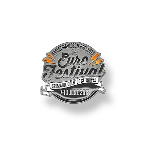 Euro Festival Circular Pin  2018