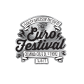 Euro Festival Pin In Brass 2017